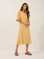 Vestido Priscila Malha Fria Movimento Amarelo