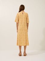 Vestido Priscila Malha Fria Movimento Amarelo