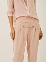 Calça Cairo Malha Nobu Areia Rose