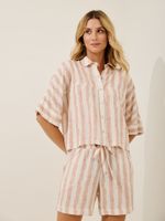Shorts Paris Viscose Listras Orgânicas 