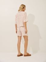 Shorts Paris Viscose Listras Orgânicas 