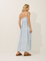 Vestido Luciana Malha Fria Aurora Azul 