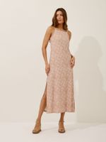 Vestido Audrey Malha Fria Aurora Rosa