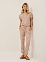 Calça Clara Malha Fria Aurora Rosa