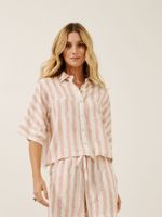Camisa Lara Viscose Listras Orgânicas