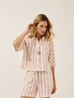 Camisa Lara Viscose Listras Orgânicas