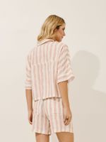 Camisa Lara Viscose Listras Orgânicas
