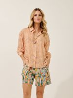 Camisa Soraia Voil Algodão Piquenique 