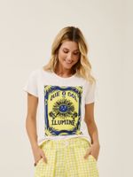 Camiseta Dijon Que O Sol Off White 