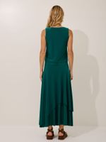 Saia Alana Malha Fria Verde