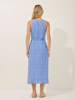 Vestido Fabia Vichy Azul 