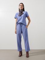 Calça Olivia Twill Bari Blue Jeans