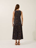 Vestido Madison Malha Fria Orion Dourado 
