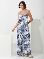 Vestido Letícia Floral Azul
