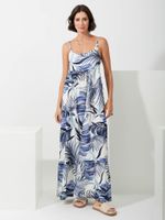 Vestido Letícia Floral Azul