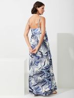 Vestido Letícia Floral Azul