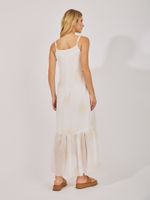 Vestido Poliana Flam Bord Off White