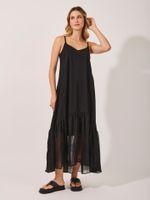 Vestido Poliana Flam Bord Preto