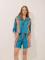 Shorts Paris Viscose Estampa Costa