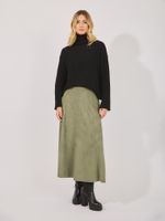 Blusa Gola Alta July Tricot Preto