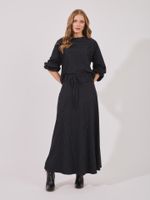 Saia Micaela Malha Colonne Preto