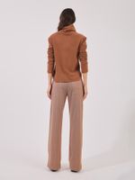 Calça Maxine Malha Tech Sepia