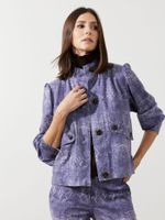 Jaqueta Vermont Malha Nobu Mistério Roxo