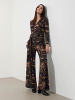 Calça Jacque Malha Fria Ilusão Bege 