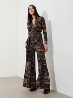 Calça Jacque Malha Fria Ilusão Bege 