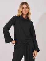 Blusa Elis Malha Colonne Preto