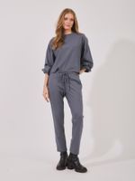 Blusa Lucy Malha Colonne Cinza