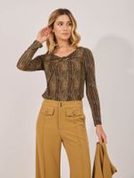 Blusa Marlene Malha Fria Fluxo Vital