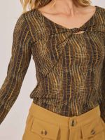 Blusa Marlene Malha Fria Fluxo Vital