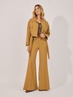 Calça Sandra Alfaiataria Cardiff Mascavo