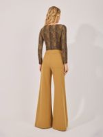 Calça Sandra Alfaiataria Cardiff Mascavo