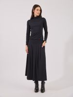 Blusa Gola Alta Malha Fria Preto