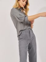 Blusa Mercia Malha Fria Cinza