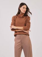 Blusa Malena Malha Cozy Sepia