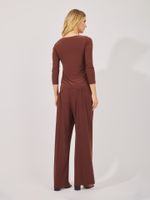 Blusa Eduarda Malha Fria Marrom