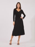 Vestido Monaco Malha Fria Preto