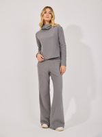 Calça Molly Malha Cosy Cinza