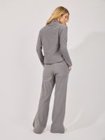 Calça Molly Malha Cosy Cinza