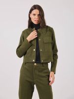 Jaqueta Marbella Malha Lainage Verde