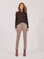 Blusa Any Tricot Café