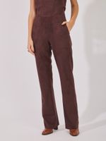 Calça Pantalona Ampla Sepia