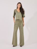 Blusa Mirian Malha Nobu Verde