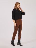 Calça Joana Malha Nobu Sepia