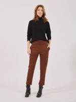 Calça Joana Malha Nobu Sepia