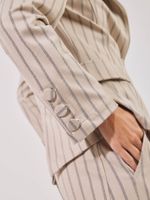 Blazer Megan Malha Tech Areia