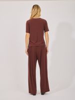 Camiseta Creta Malha Fria Marrom